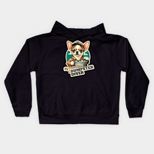 Chihuahua Dumpster Diver Kids Hoodie